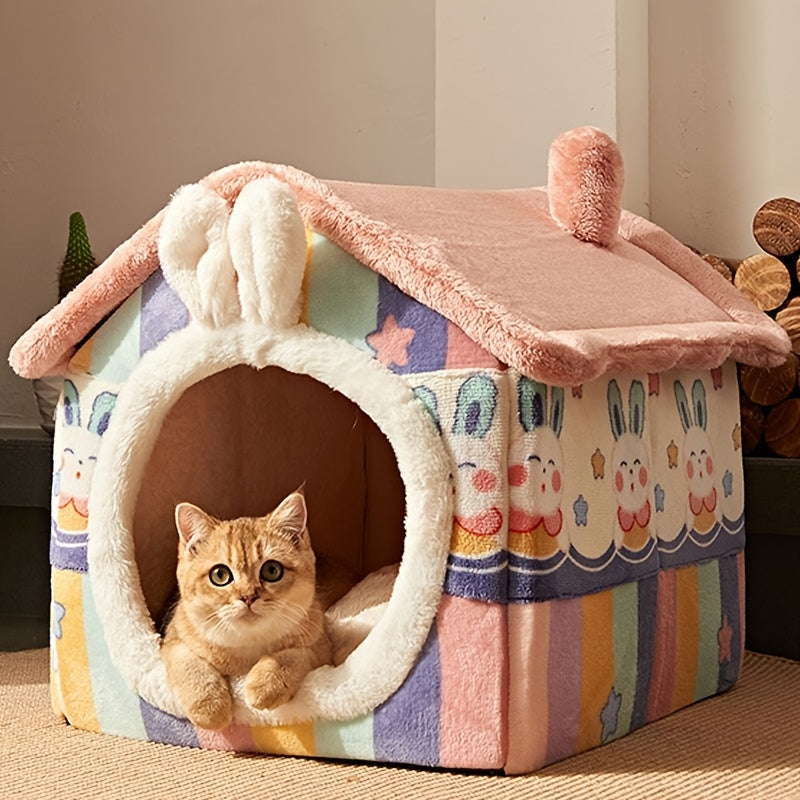 Cozy Winter Dog Kennel House