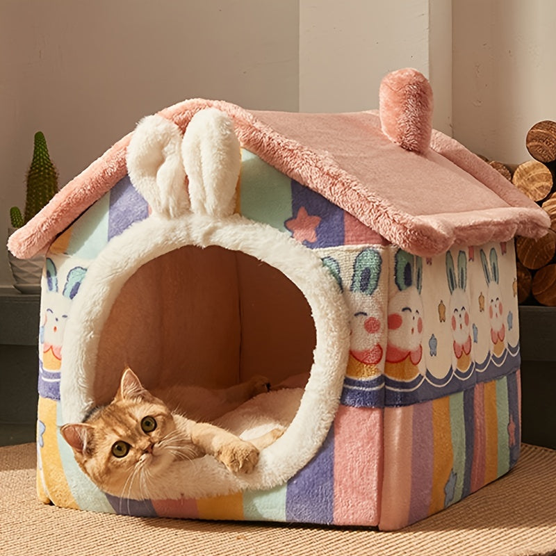 Cozy Winter Dog Kennel House