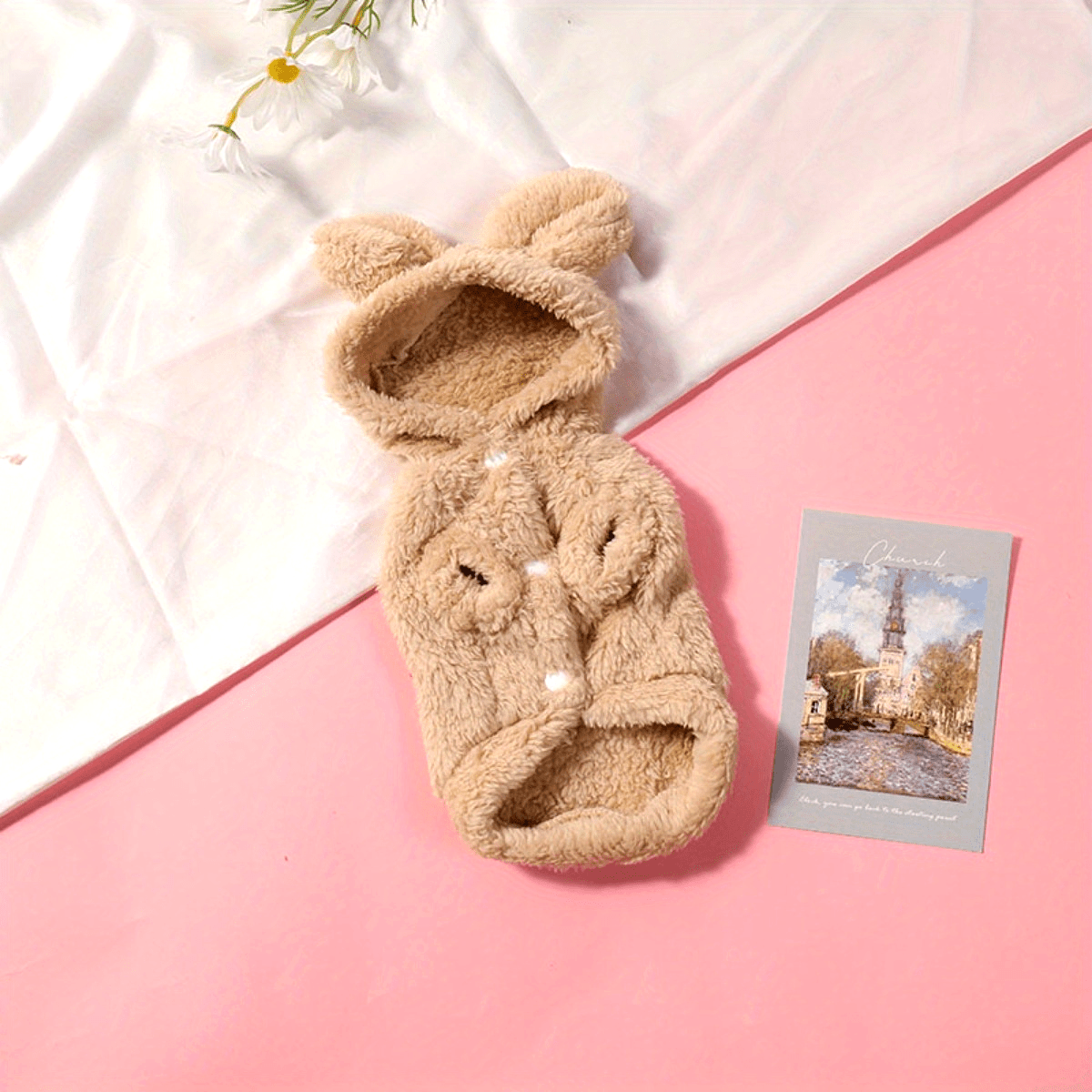 Bear Hoodie Sweater for Small Dogs