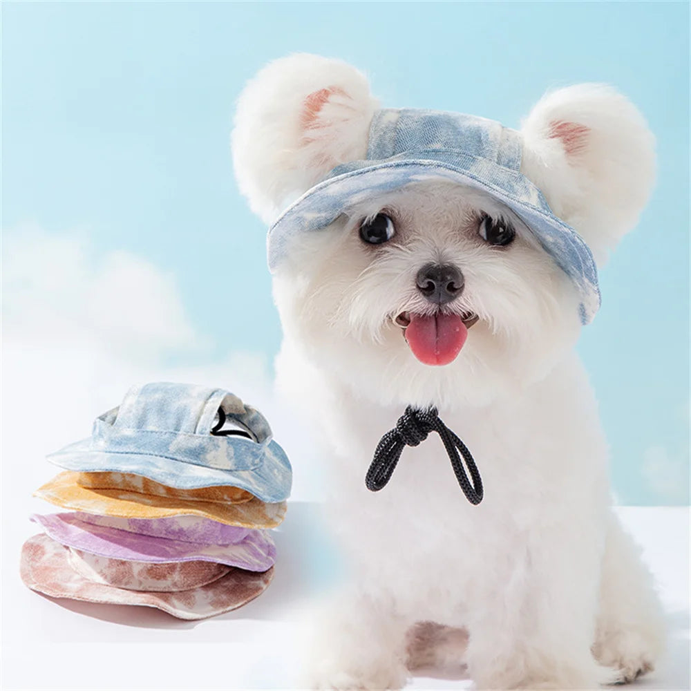 Pet Hats with Ear Holes