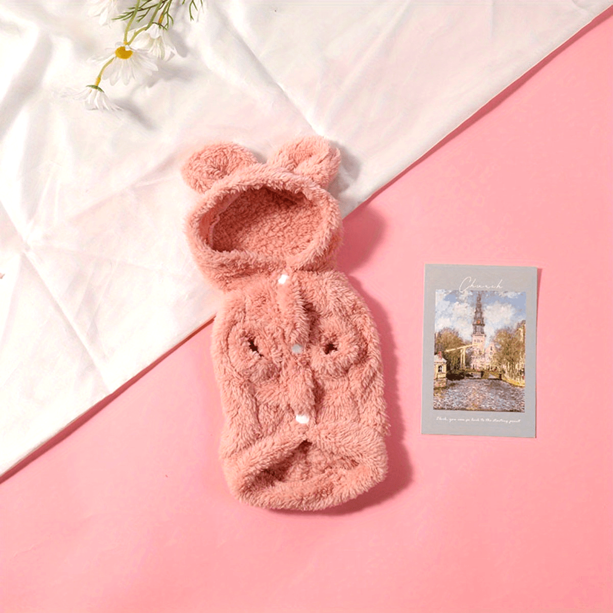 Bear Hoodie Sweater for Small Dogs